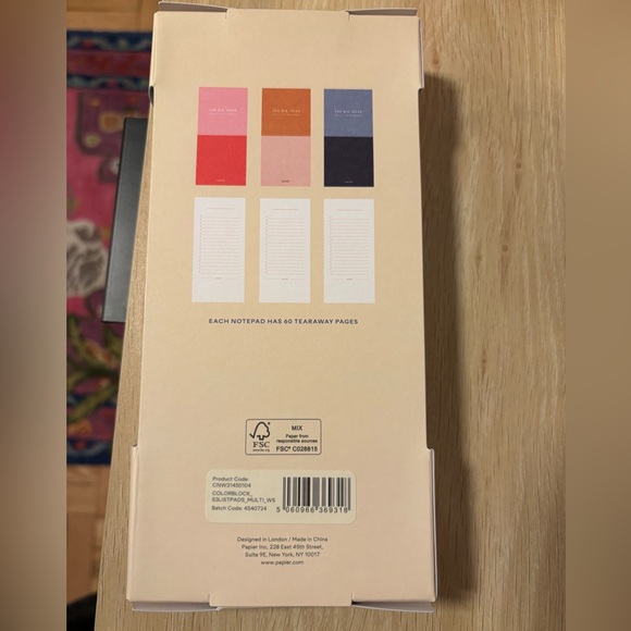 PAPIER SET OF 3 NOTEPADS - Picture 4 of 4